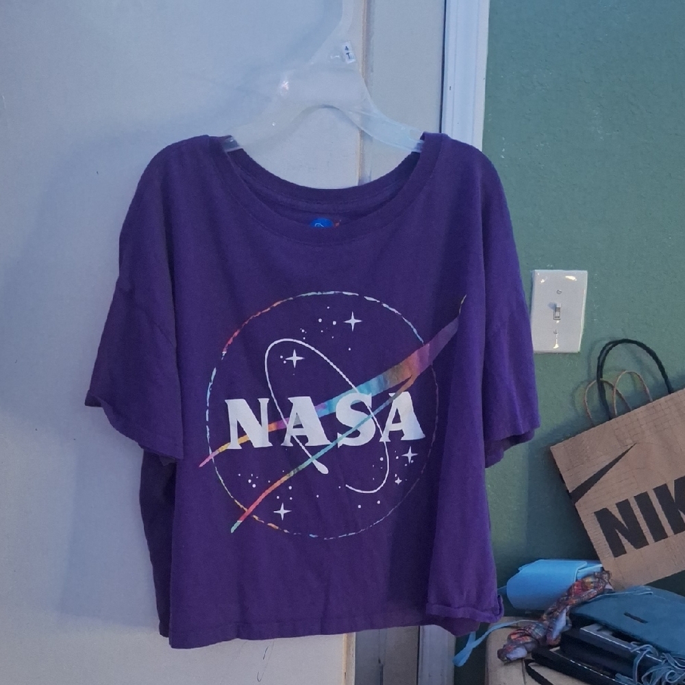 Old Navy Purple NASA Kids Tee